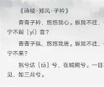 子衿完整版原文-金年会app